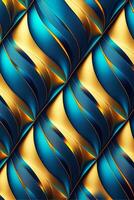 close up of a blue and gold background. . photo