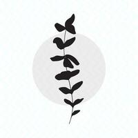 A black and white elements outline on a white background vector
