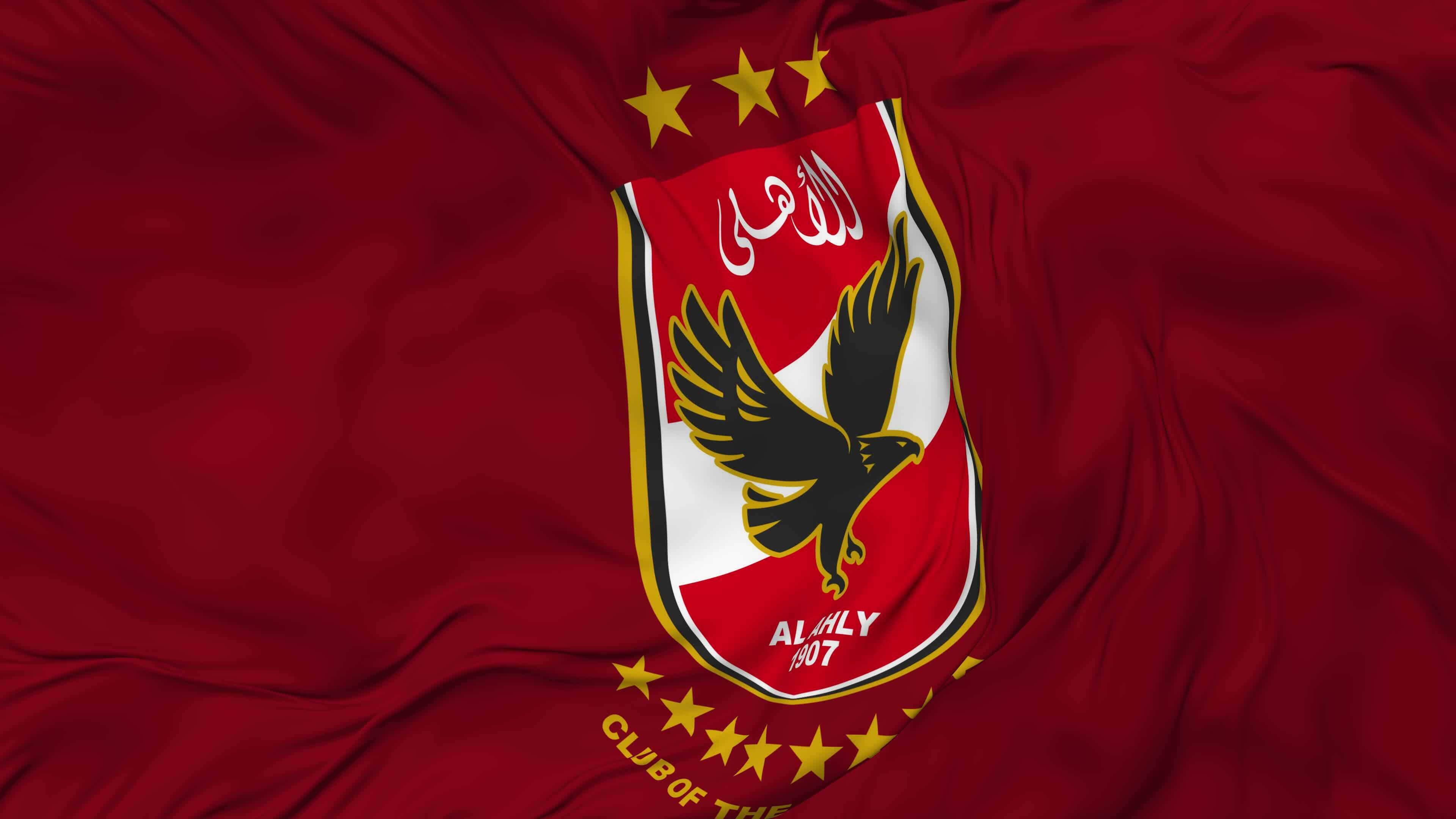 Al Ahly Sporting Club, Ahly Football Club Flag Seamless Looping ...