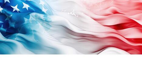 Water Splatter Effect, Water color Splash Paint for Independence day flag. . photo