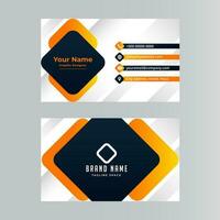 clean style modern business card design template vector