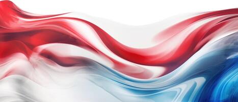 Water Splatter Effect, Water color Splash Paint for Independence day flag. . photo