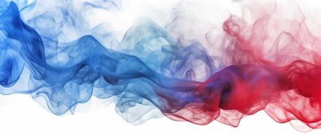 Water Splatter Effect, Water color Splash Paint for Independence day flag. . photo