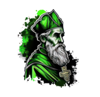 aguarela st patricks dia clipart ai generativo png