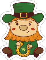 st patrick autocollants ai génératif png