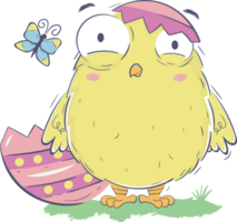 easter baby chick icon emoji png