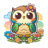 Cute Stickers Owls png