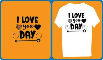 I Love You Day vector