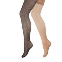 fashion stockings with cut out isolated on transparent background png