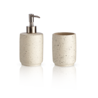 ceramic bathroom accessories with cut out isolated on background transparent png