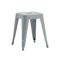 chair without backrest cut out, isolated from the background, taken inside the studio png