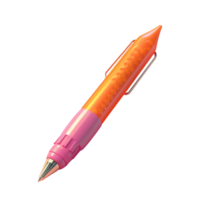 pen in 3d stijl trending kleur palet met generatief ai png