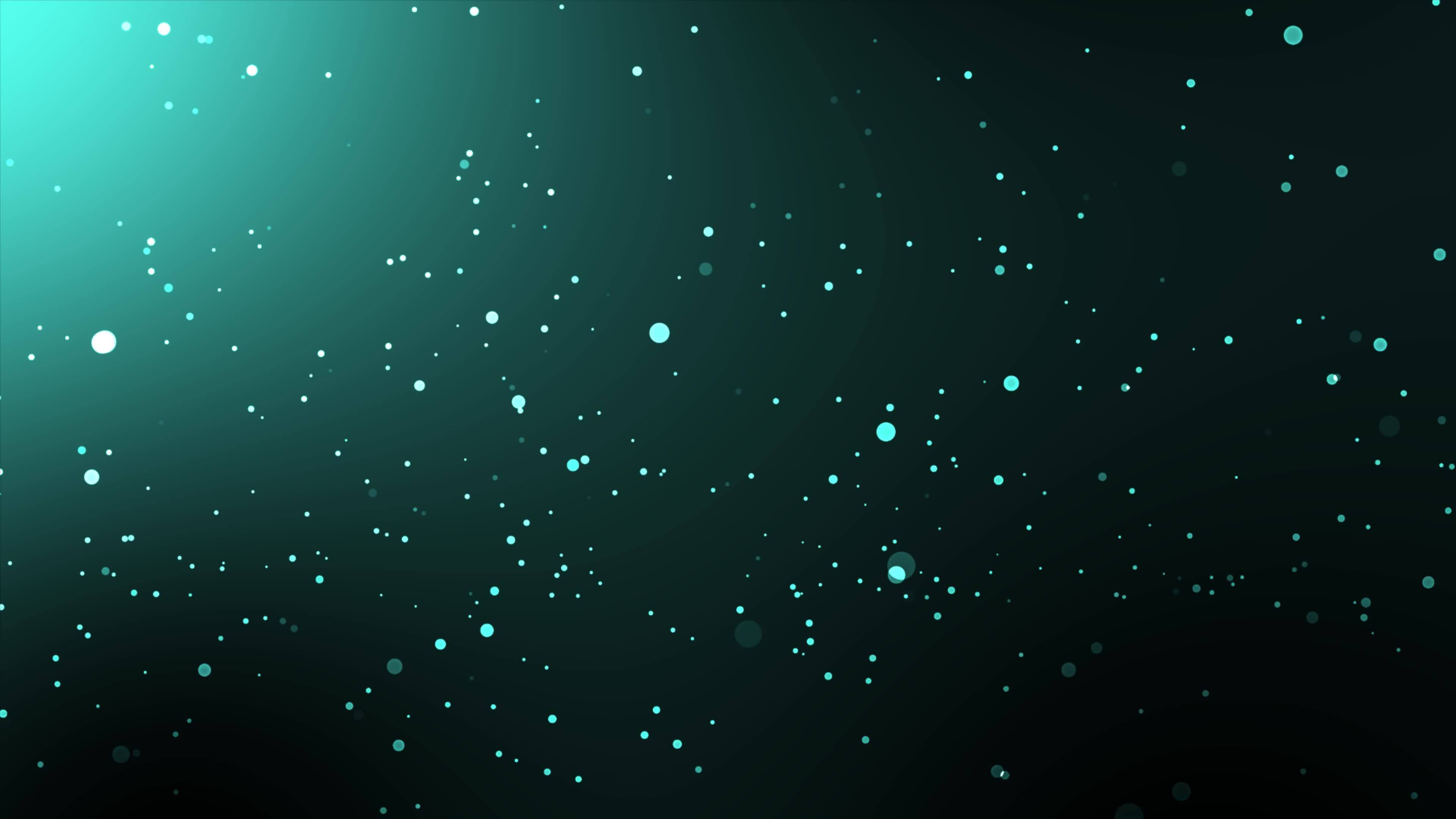 Animated Abstract background and Greenish blue Particle designed