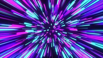 Animated Abstract background and Neon Shooting Particle designed background, texture or pattern concept video