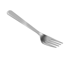 stainless steel fork for food advertising design png