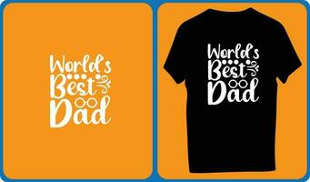 World Best Dad vector