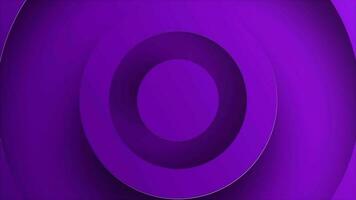 Animated Abstract background and Purple 3D circular abstract pattern designed background, texture or pattern concept video