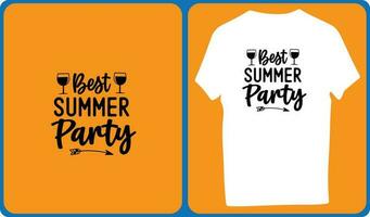 Best Summer Party vector