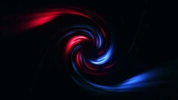 Animated Red and blue color rotating spiral pattern background video