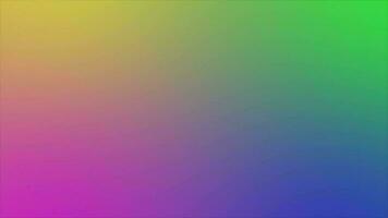 Animated Yellow, green, pink and blue gradient background video