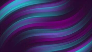 Animated moving looped purple and blue wavy pattern background video