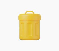 3d Realistic Recycling Icon vector illustration.