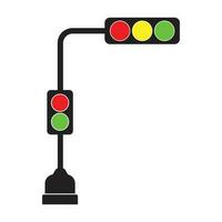 red light icon vector