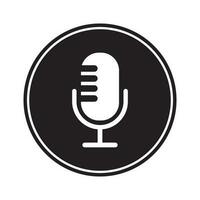 microphone icon vector