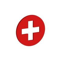 first aid kit icon vector