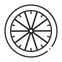 wheel icon vector