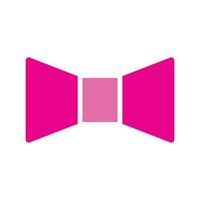 bow tie icon vector