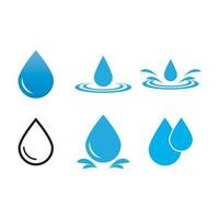 water drop icon vector