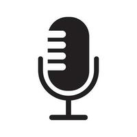 microphone icon vector