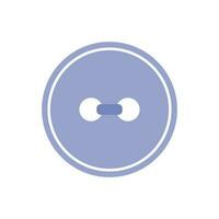 clothing button icon vector