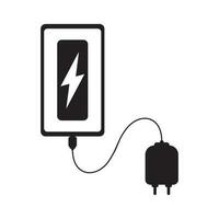 charging icon vector