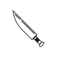 cuchillo icono vector