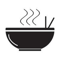 bowl icon vector