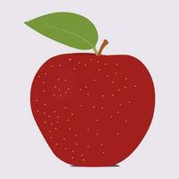 un bonito manzana Fruta vector Arte trabajar.
