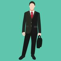 A beautiful business man vector art work.