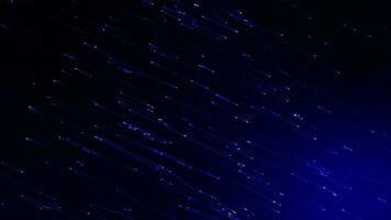 Abstract blue light particle motion on blue gradient background .3d rendering video