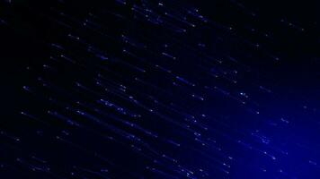 Abstract blue light particle motion on blue gradient background .3d rendering video