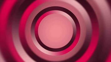 Animated 3d red color circular element rotating background video