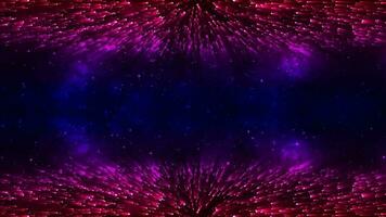 Animated Abstract Particle background and 3D rotational particle background, texture or pattern concept. video