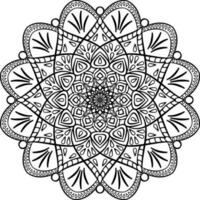Mandala. Ethnic decorative element. Hand drawn backdrop. Islam, Arabic, Indian, ottoman motifs. vector