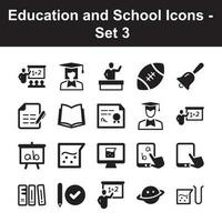 Education and School Icons - Set 3 vector