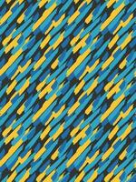 Abstract seamless pattern with blue brush strokes. Hand drawn texture. vector