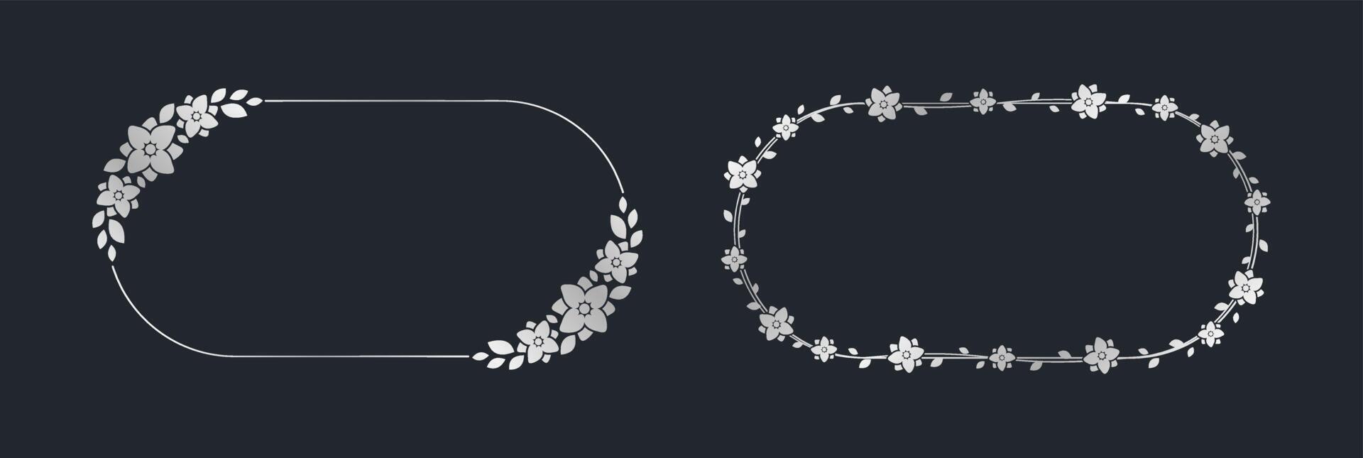 Oval Floral Frame Vector Art, Icons, and Graphics for Free Download