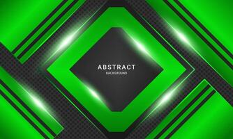 Dark Green abstract modern background for social media design vector