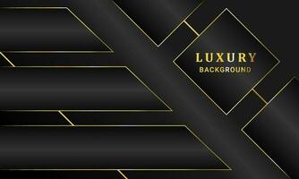 Luxury golden black background for social media design vector