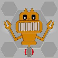 original robot personaje vector